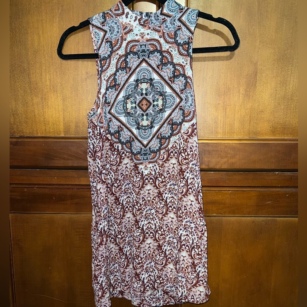 american eagle high neck dress